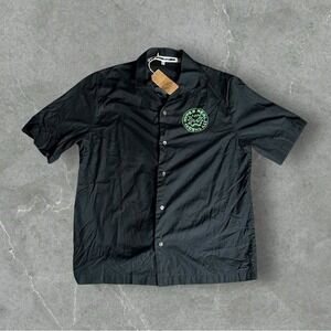 NWT Alexander Mcqueen Shirt Men's Small Black Button Up Chester Theory Luxury